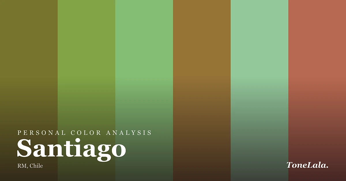 Personal color analysis in Santiago — the Santiago color palette by ToneLala