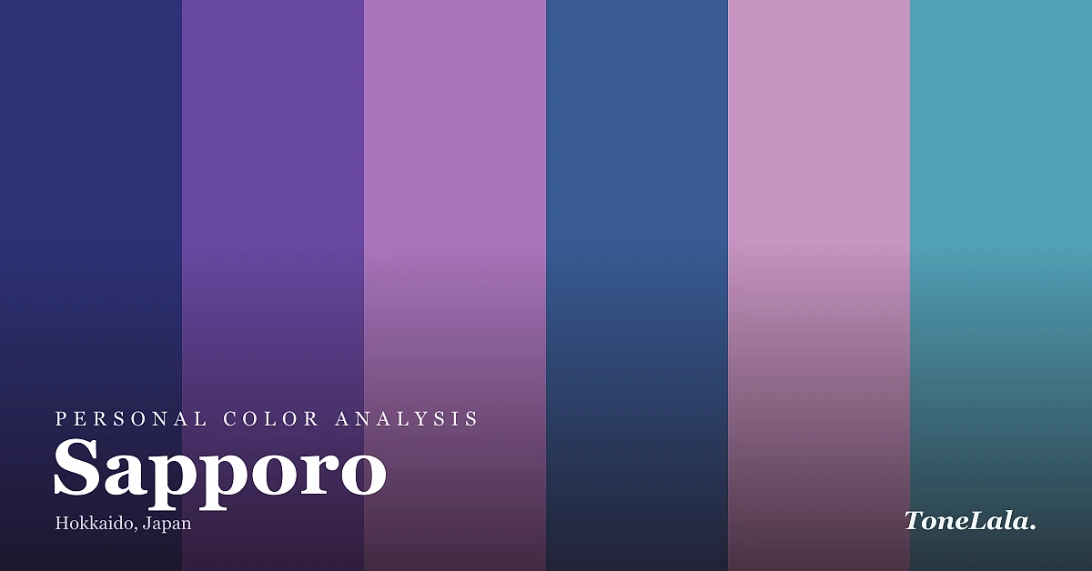 Personal color analysis in Sapporo — the Sapporo color palette by ToneLala