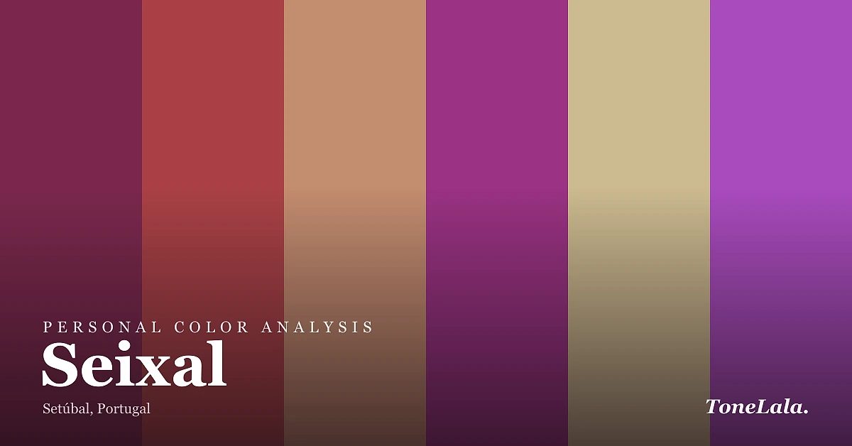 Personal color analysis in Seixal — the Seixal color palette by ToneLala