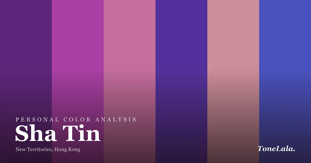 Personal color analysis in Sha Tin — the Sha Tin color palette by ToneLala
