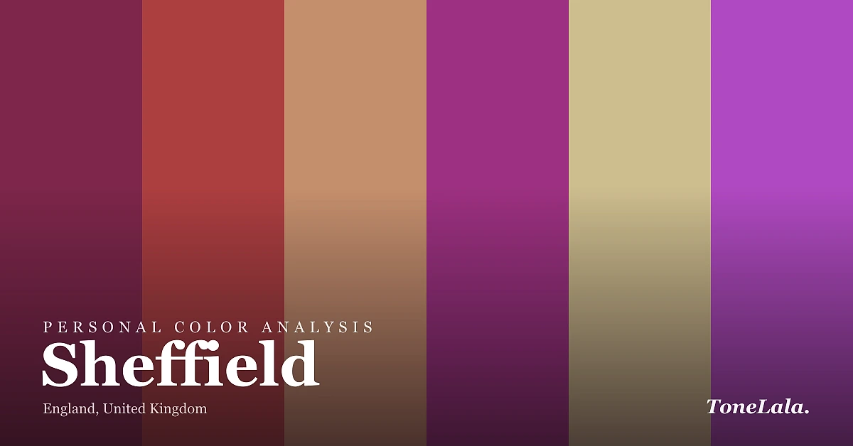 Personal color analysis in Sheffield — the Sheffield color palette by ToneLala