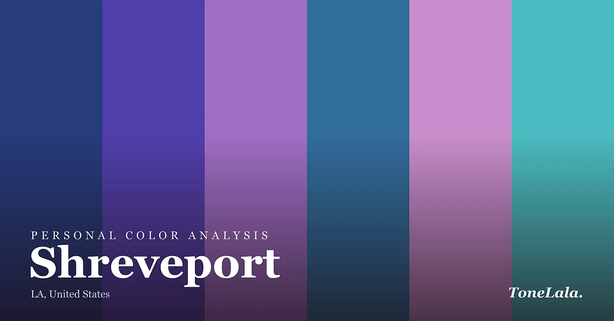 Personal color analysis in Shreveport — the Shreveport color palette by ToneLala