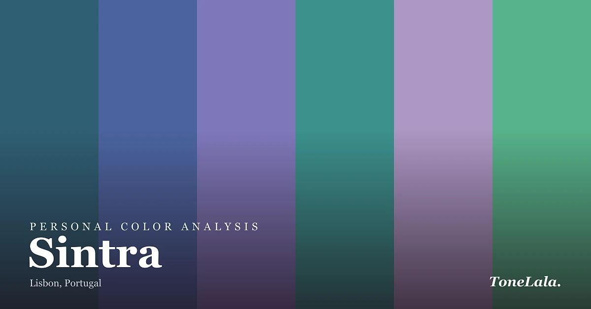 Personal color analysis in Sintra — the Sintra color palette by ToneLala