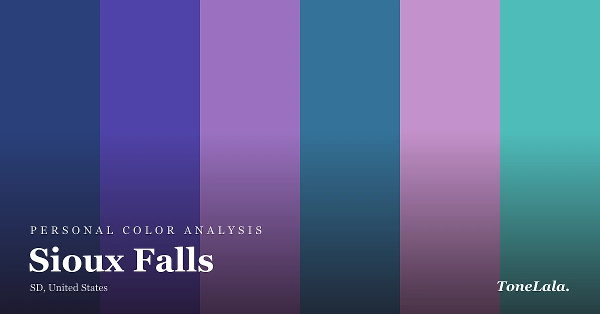 Personal color analysis in Sioux Falls — the Sioux Falls color palette by ToneLala