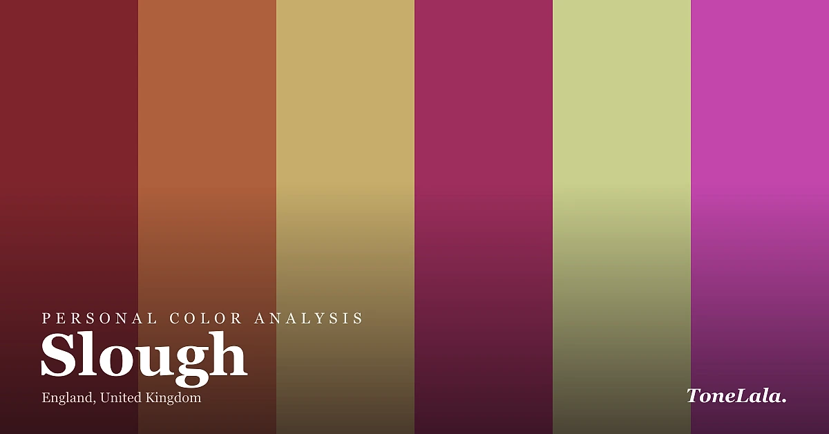 Personal color analysis in Slough — the Slough color palette by ToneLala