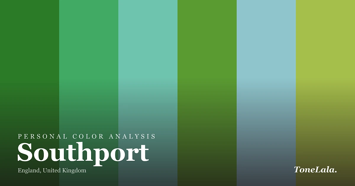Personal color analysis in Southport — the Southport color palette by ToneLala