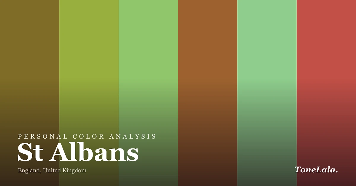Personal color analysis in St Albans — the St Albans color palette by ToneLala