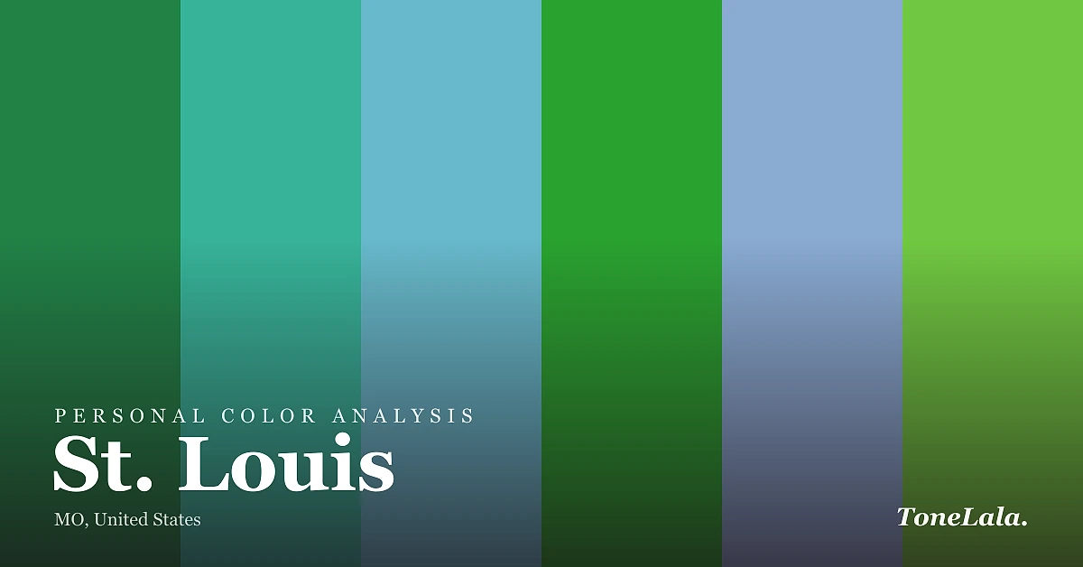 Personal color analysis in St. Louis — the St. Louis color palette by ToneLala
