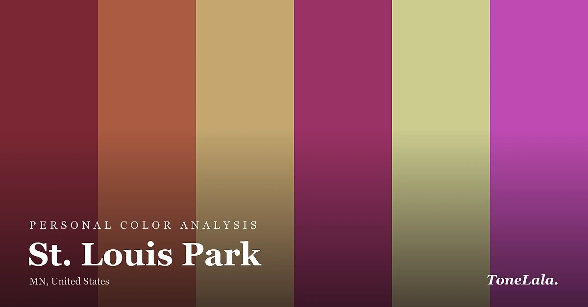 Personal color analysis in St. Louis Park — the St. Louis Park color palette by ToneLala