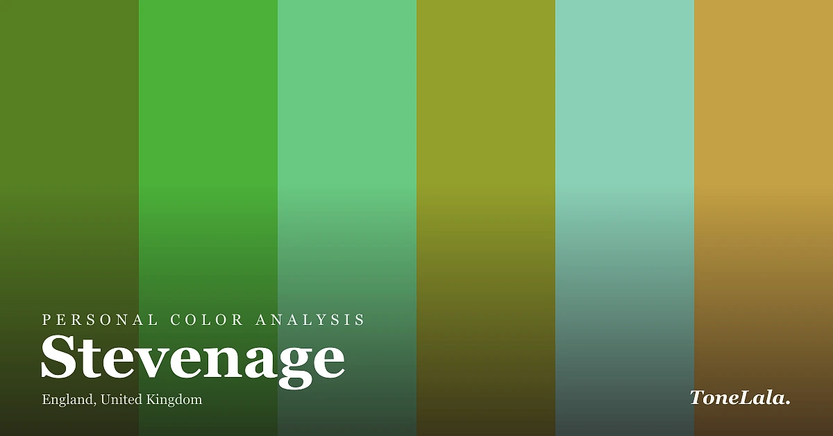 Personal color analysis in Stevenage — the Stevenage color palette by ToneLala