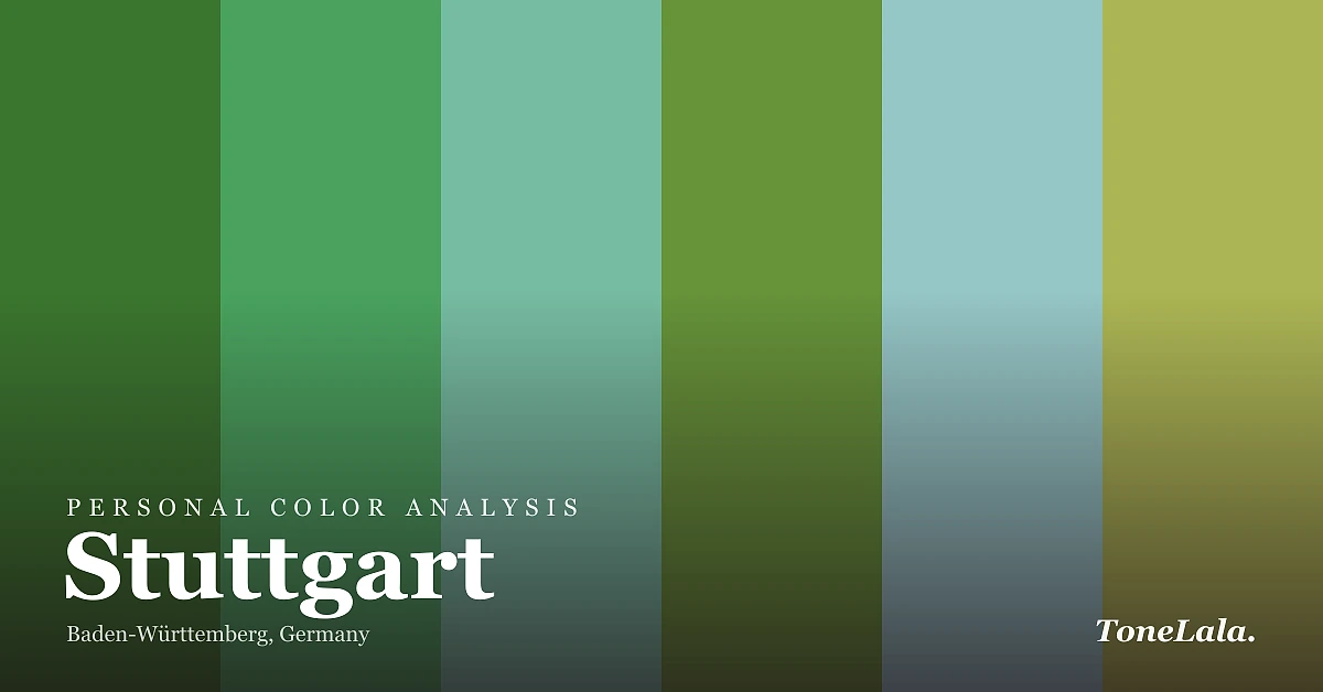 Personal color analysis in Stuttgart — the Stuttgart color palette by ToneLala