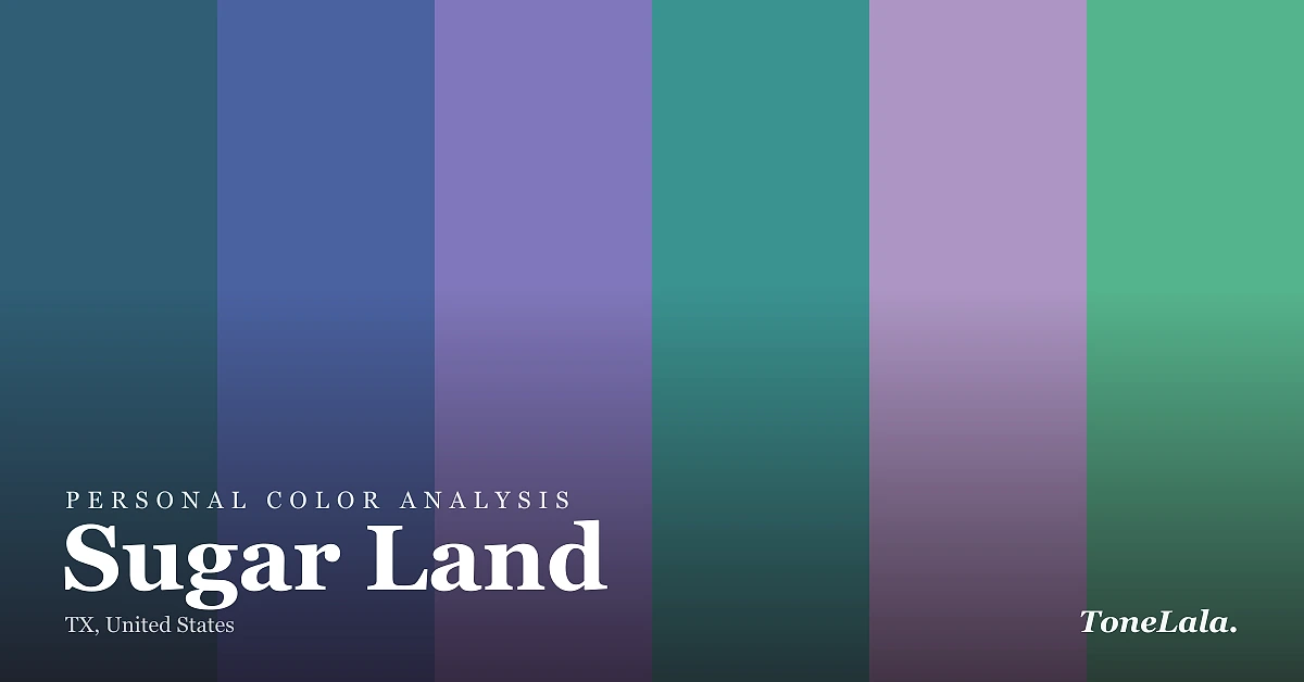 Personal color analysis in Sugar Land — the Sugar Land color palette by ToneLala