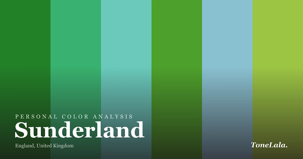 Personal color analysis in Sunderland — the Sunderland color palette by ToneLala