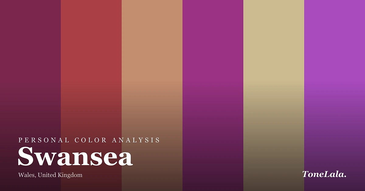 Personal color analysis in Swansea — the Swansea color palette by ToneLala