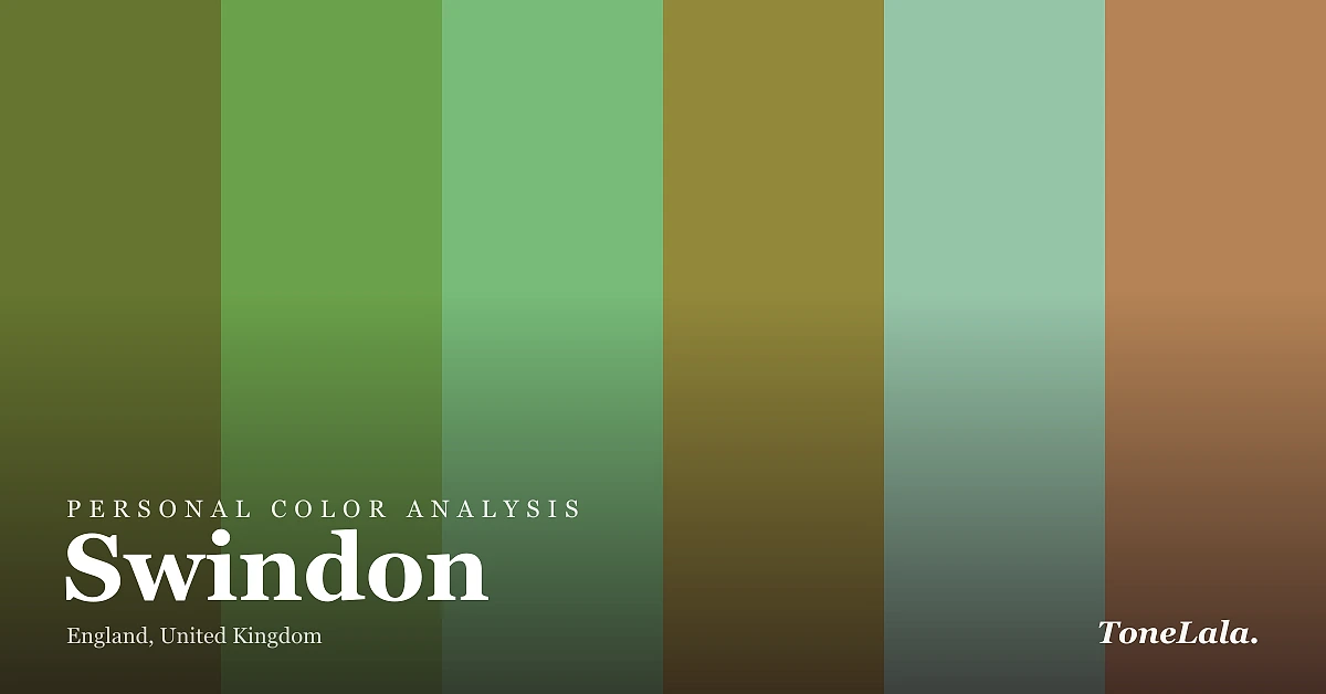 Personal color analysis in Swindon — the Swindon color palette by ToneLala