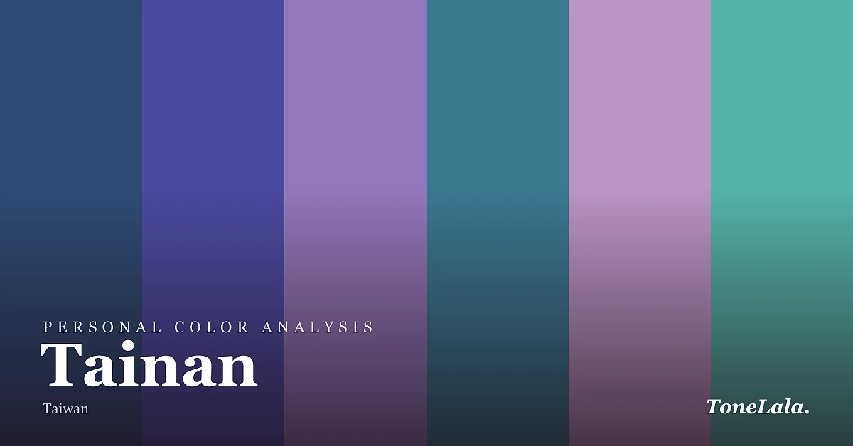Personal color analysis in Tainan — the Tainan color palette by ToneLala