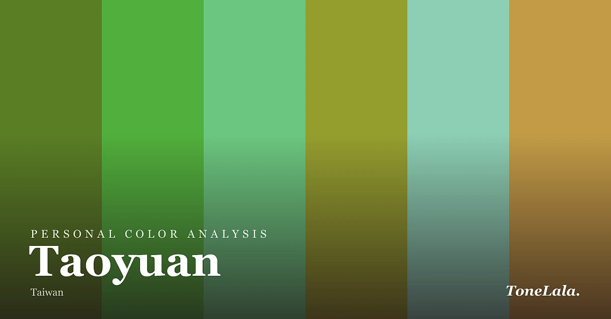 Personal color analysis in Taoyuan — the Taoyuan color palette by ToneLala