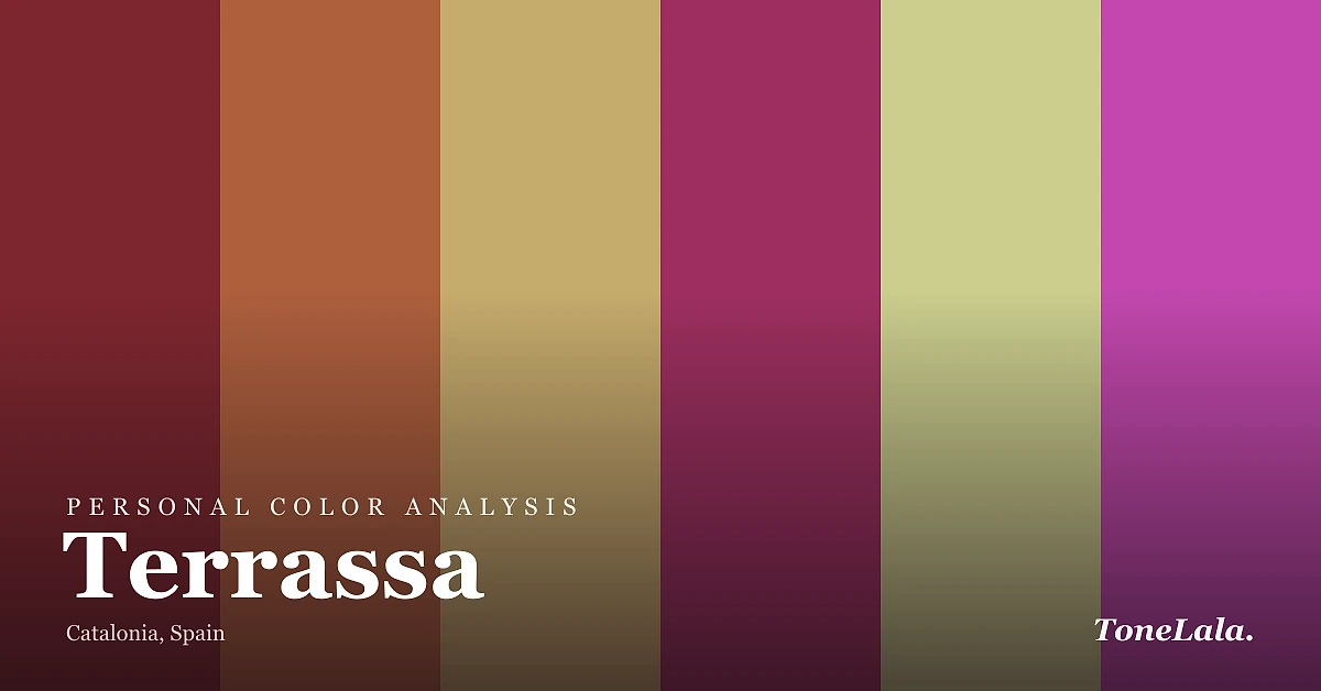 Personal color analysis in Terrassa — the Terrassa color palette by ToneLala