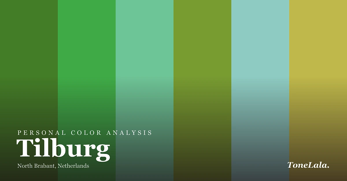 Personal color analysis in Tilburg — the Tilburg color palette by ToneLala