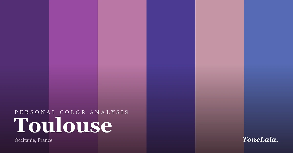 Personal color analysis in Toulouse — the Toulouse color palette by ToneLala