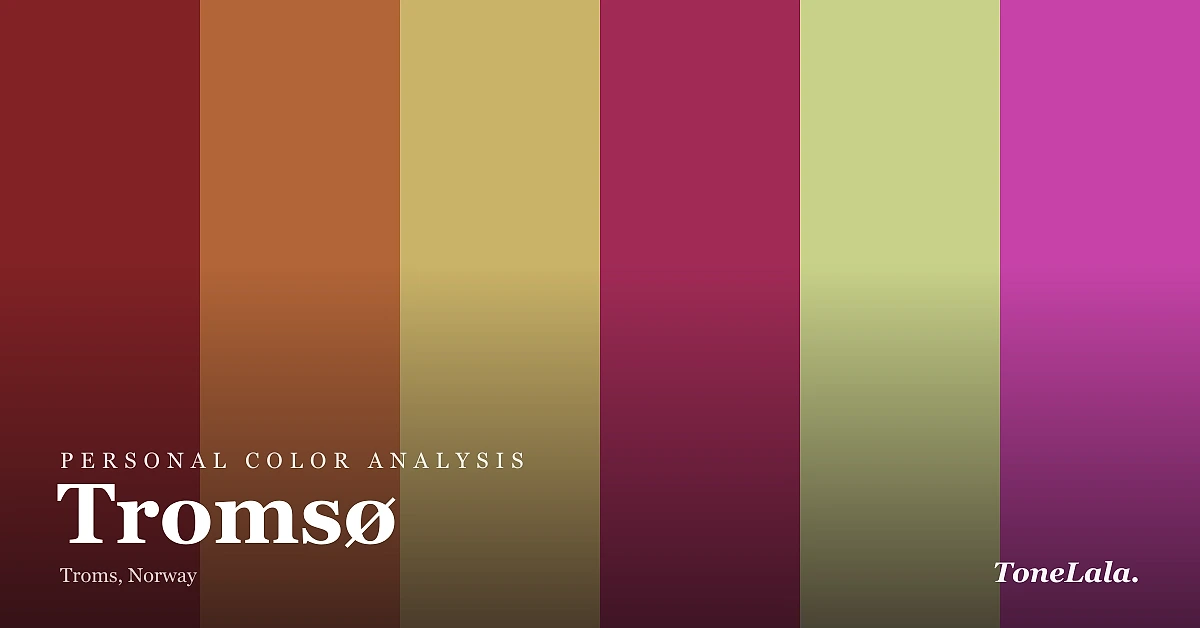 Personal color analysis in Tromsø — the Tromsø color palette by ToneLala