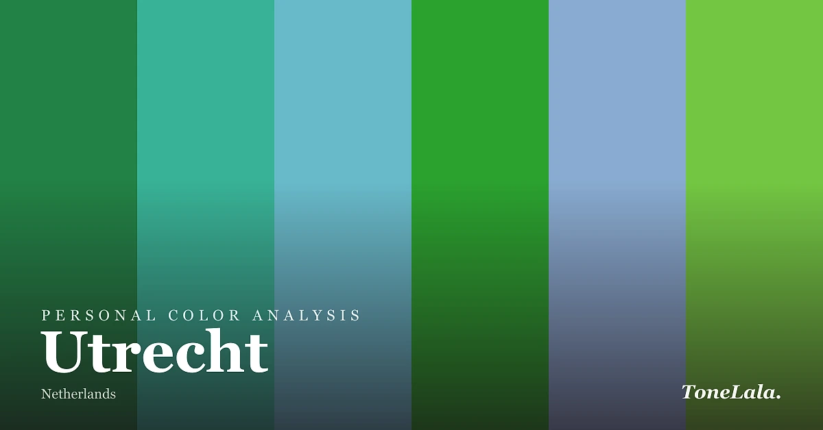 Personal color analysis in Utrecht — the Utrecht color palette by ToneLala
