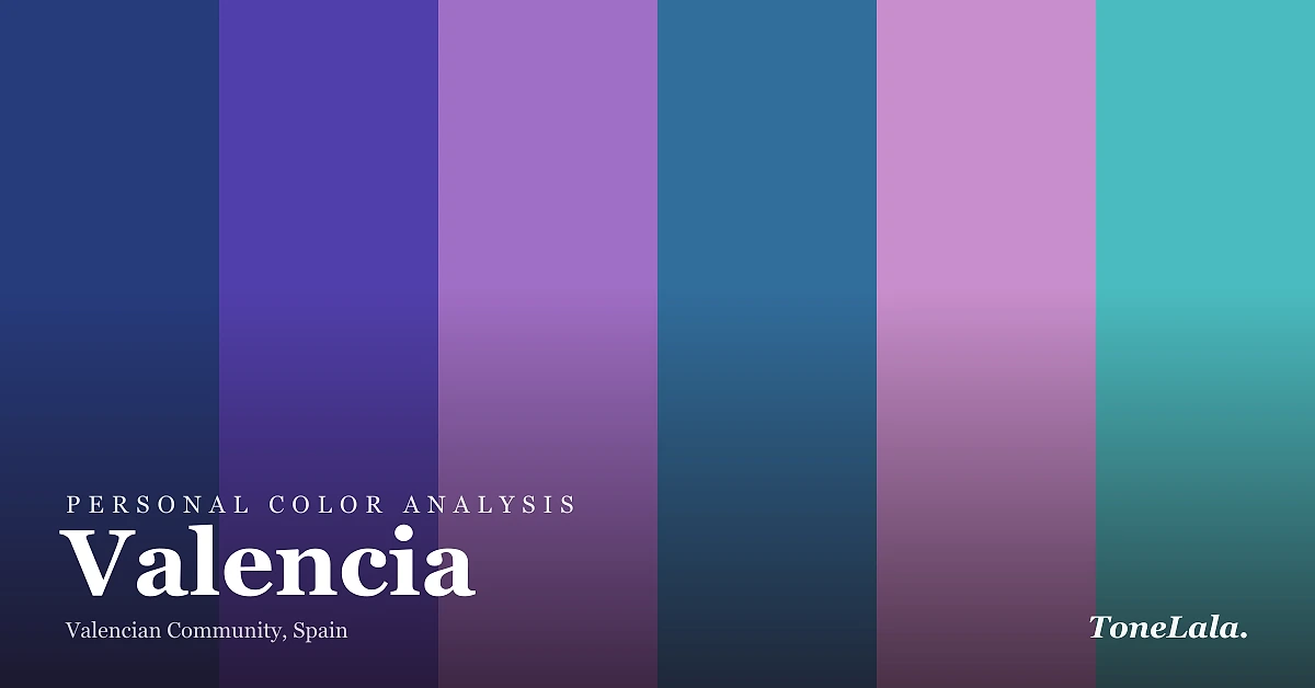 Personal color analysis in Valencia — the Valencia color palette by ToneLala