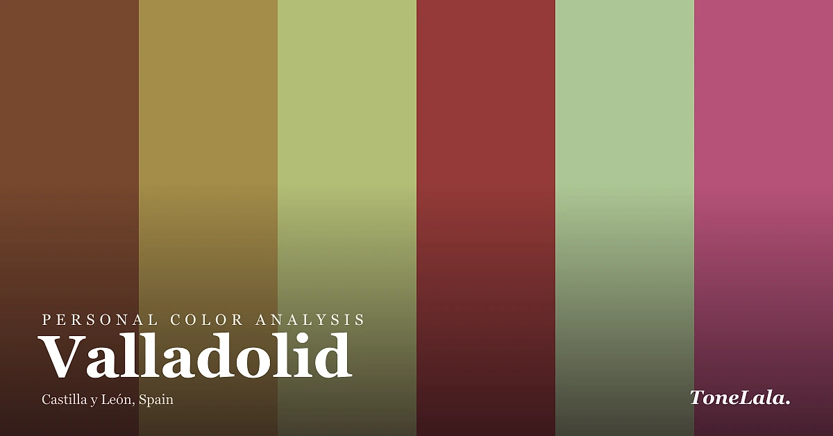 Personal color analysis in Valladolid — the Valladolid color palette by ToneLala