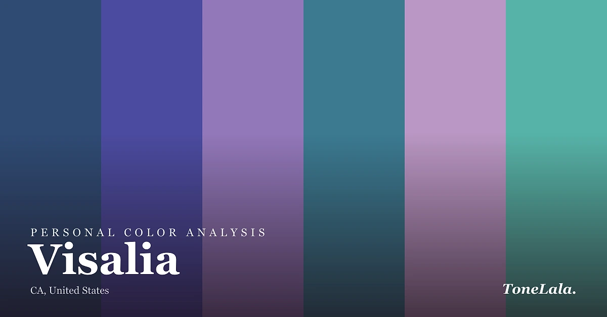 Personal color analysis in Visalia — the Visalia color palette by ToneLala