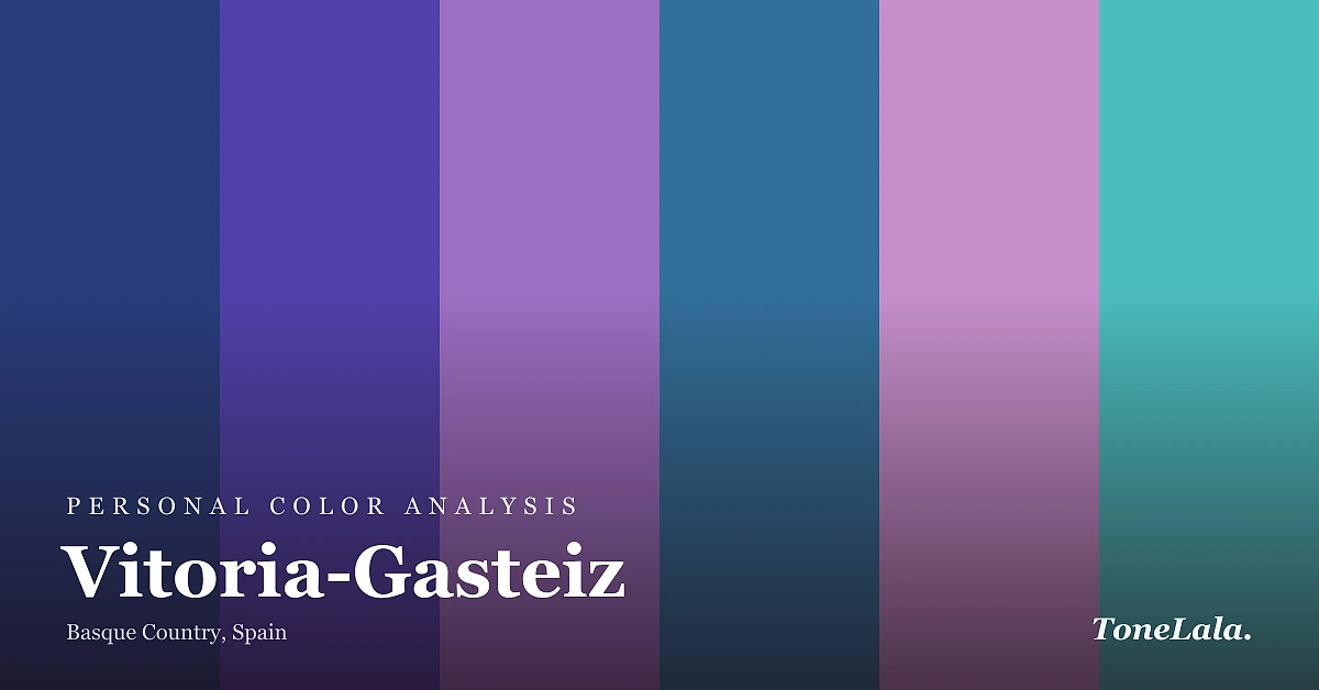Personal color analysis in Vitoria-Gasteiz — the Vitoria-Gasteiz color palette by ToneLala