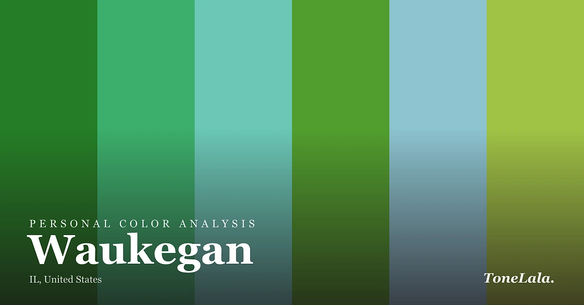 Personal color analysis in Waukegan — the Waukegan color palette by ToneLala
