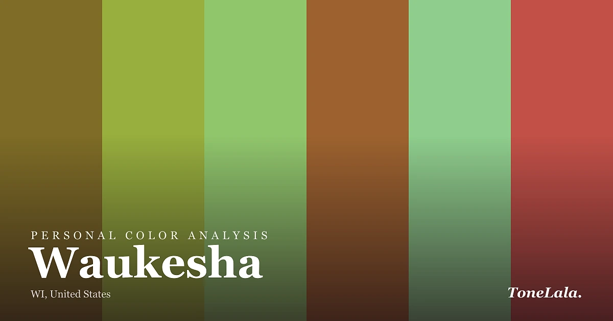 Personal color analysis in Waukesha — the Waukesha color palette by ToneLala