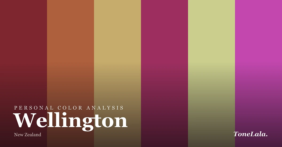 Personal color analysis in Wellington — the Wellington color palette by ToneLala