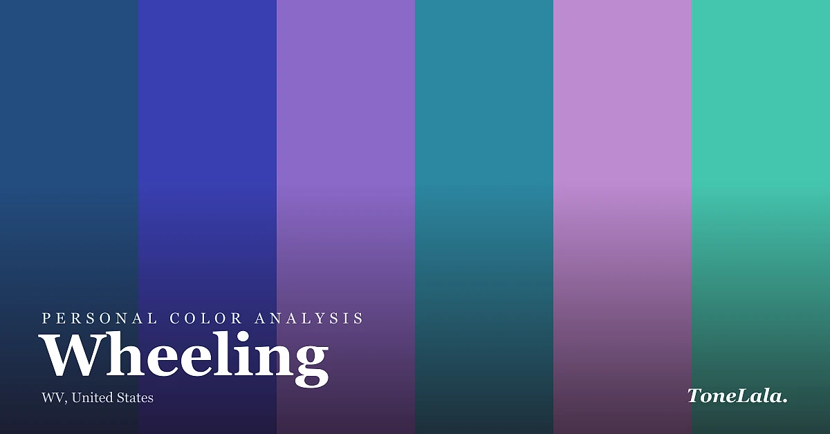 Personal color analysis in Wheeling — the Wheeling color palette by ToneLala