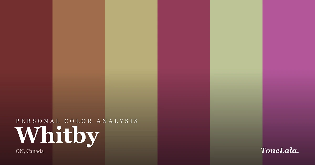 Personal color analysis in Whitby — the Whitby color palette by ToneLala