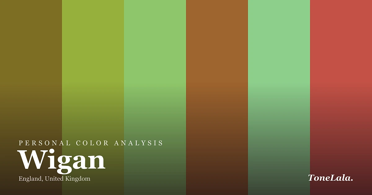 Personal color analysis in Wigan — the Wigan color palette by ToneLala