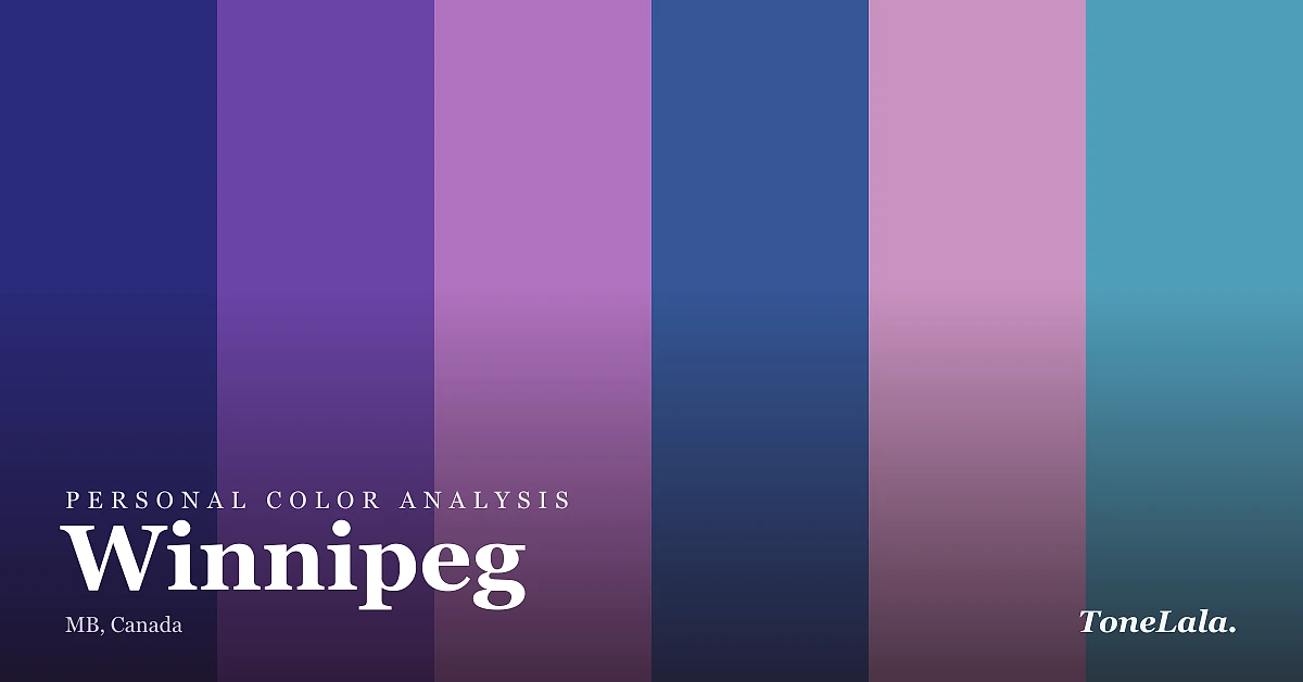 Personal color analysis in Winnipeg — the Winnipeg color palette by ToneLala