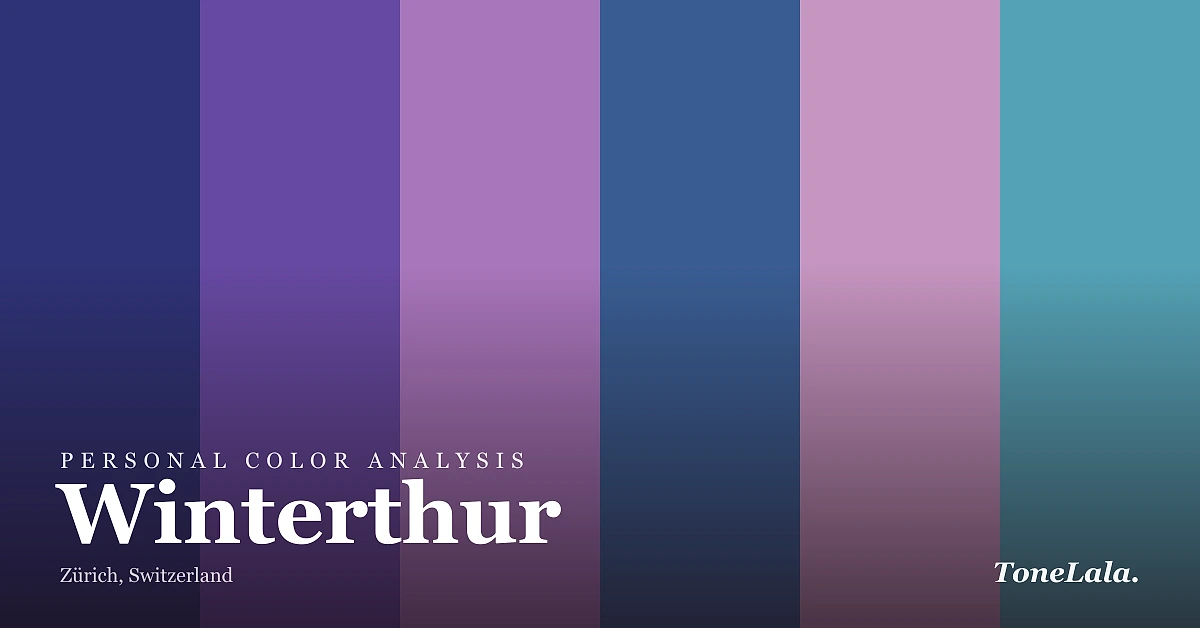 Personal color analysis in Winterthur — the Winterthur color palette by ToneLala