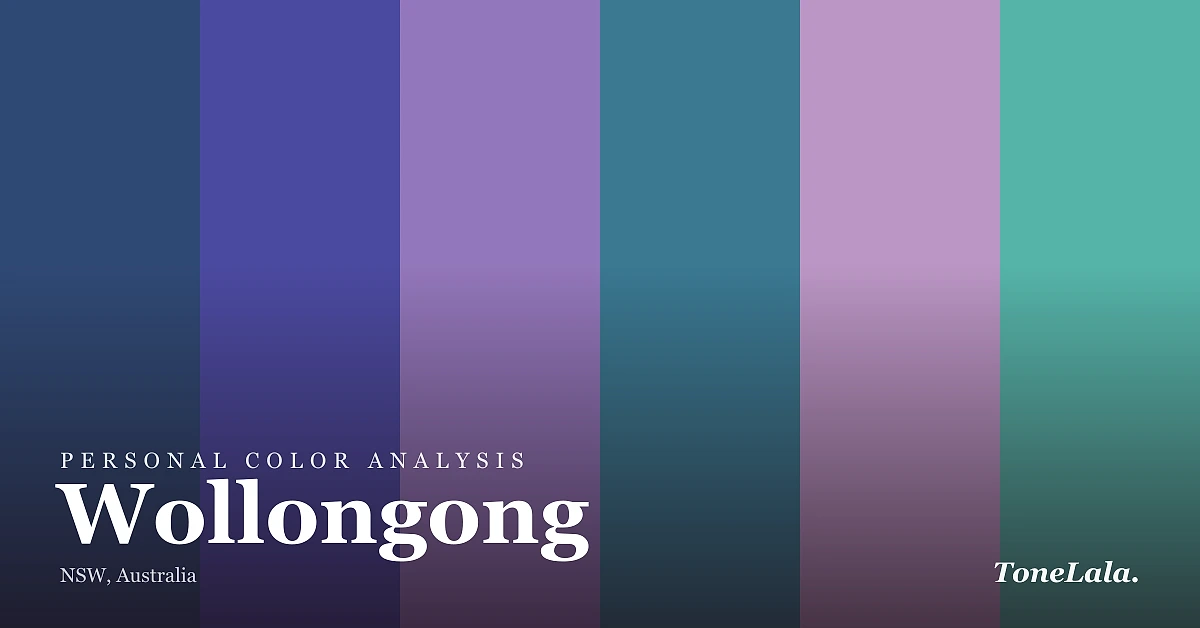 Personal color analysis in Wollongong — the Wollongong color palette by ToneLala