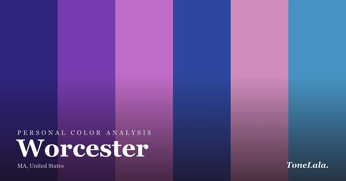 Personal color analysis in Worcester — the Worcester color palette by ToneLala