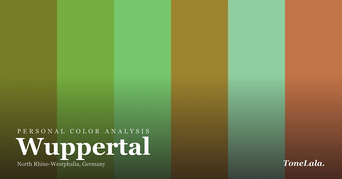 Personal color analysis in Wuppertal — the Wuppertal color palette by ToneLala