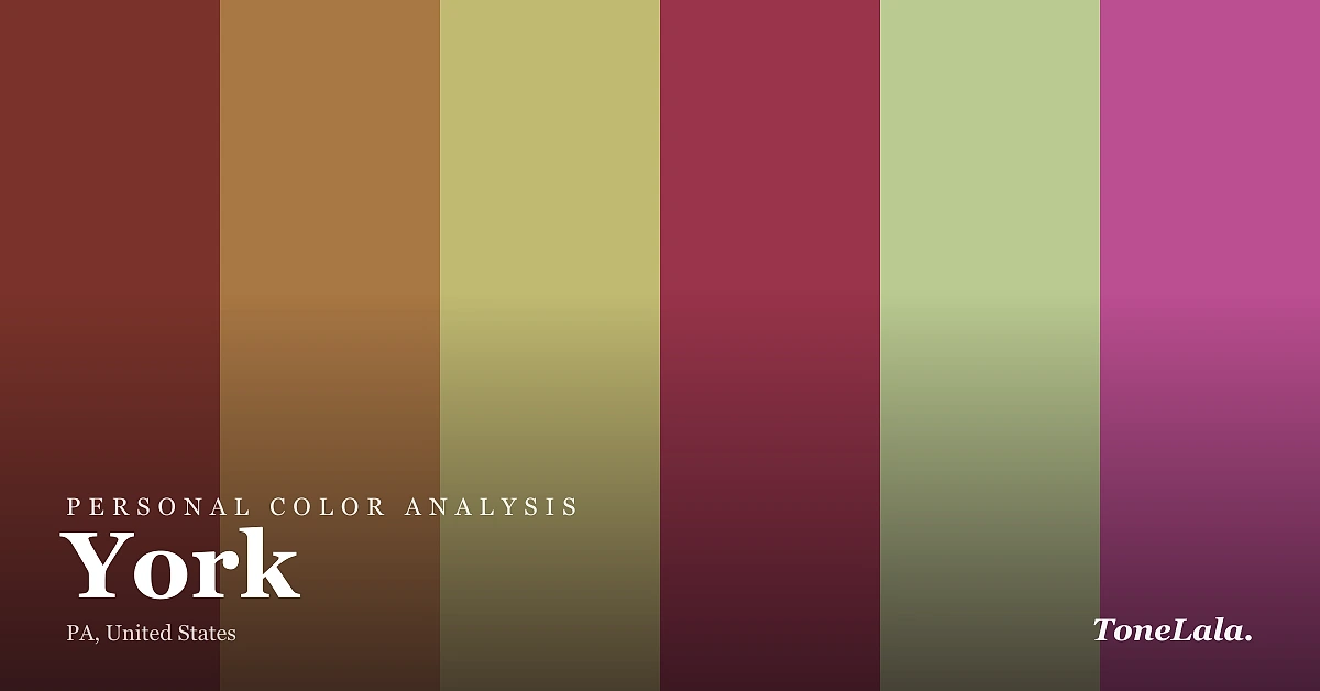 Personal color analysis in York — the York color palette by ToneLala