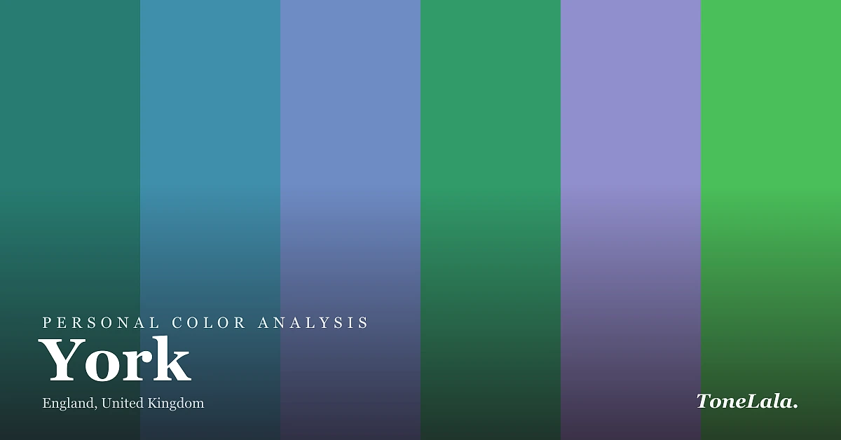 Personal color analysis in York — the York color palette by ToneLala