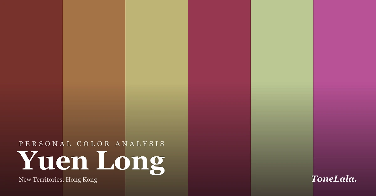 Personal color analysis in Yuen Long — the Yuen Long color palette by ToneLala