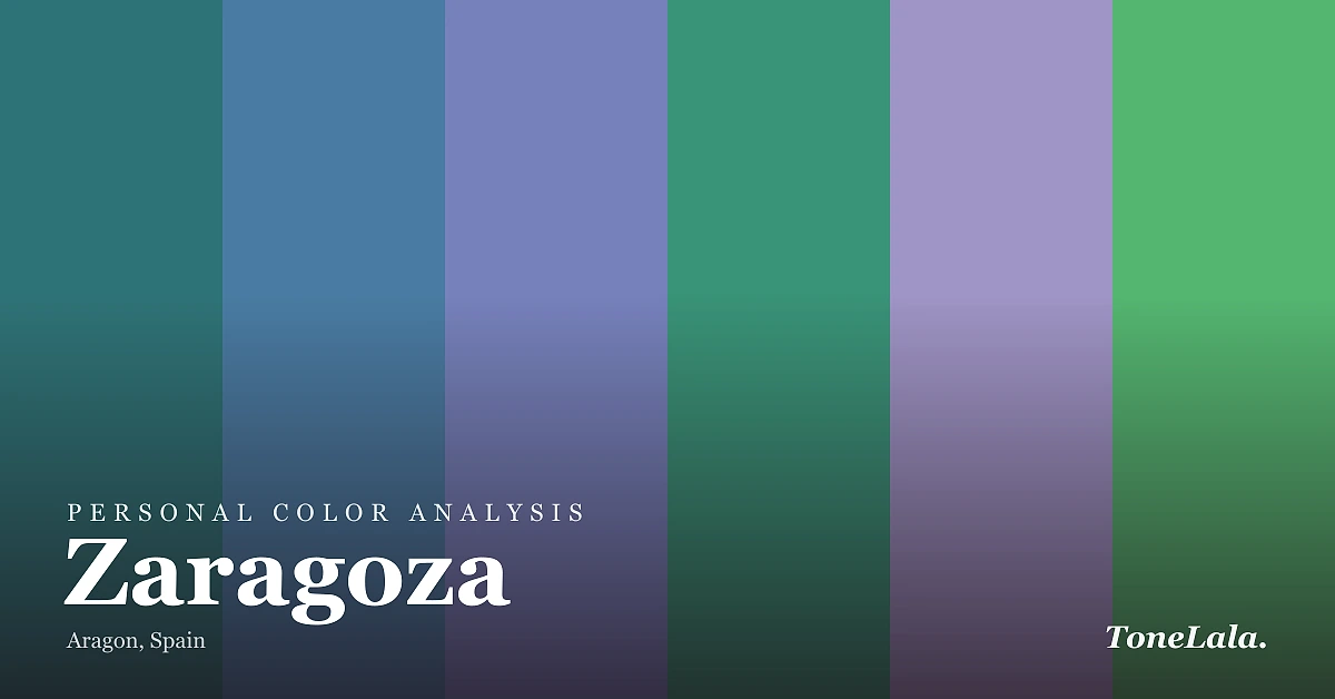 Personal color analysis in Zaragoza — the Zaragoza color palette by ToneLala