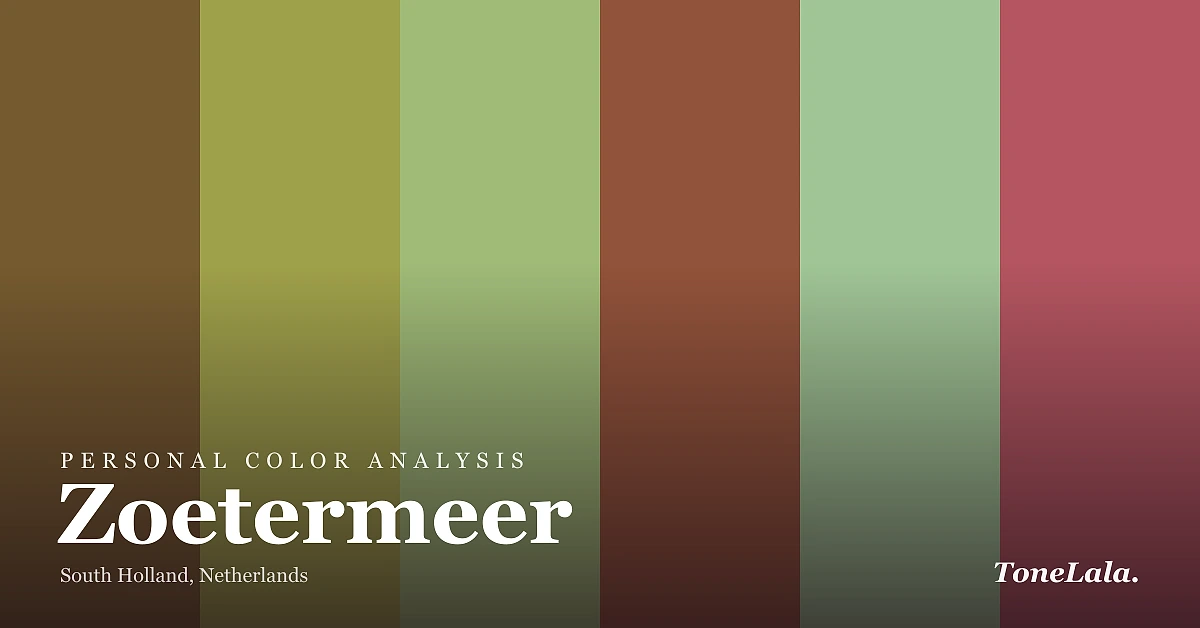 Personal color analysis in Zoetermeer — the Zoetermeer color palette by ToneLala