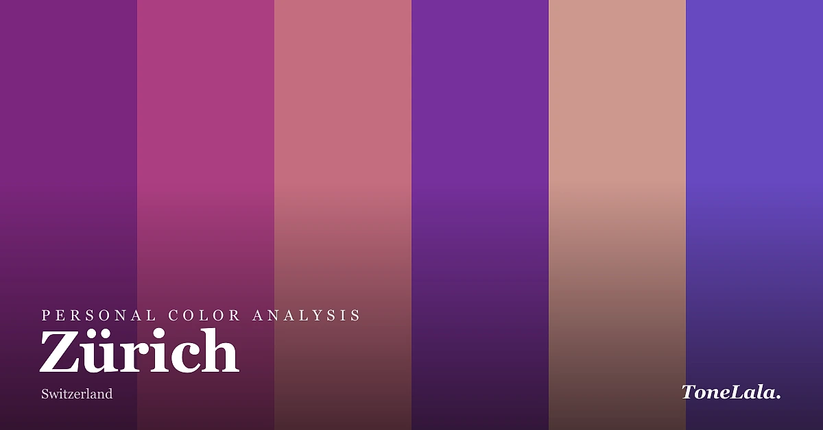 Personal color analysis in Zürich — the Zürich color palette by ToneLala